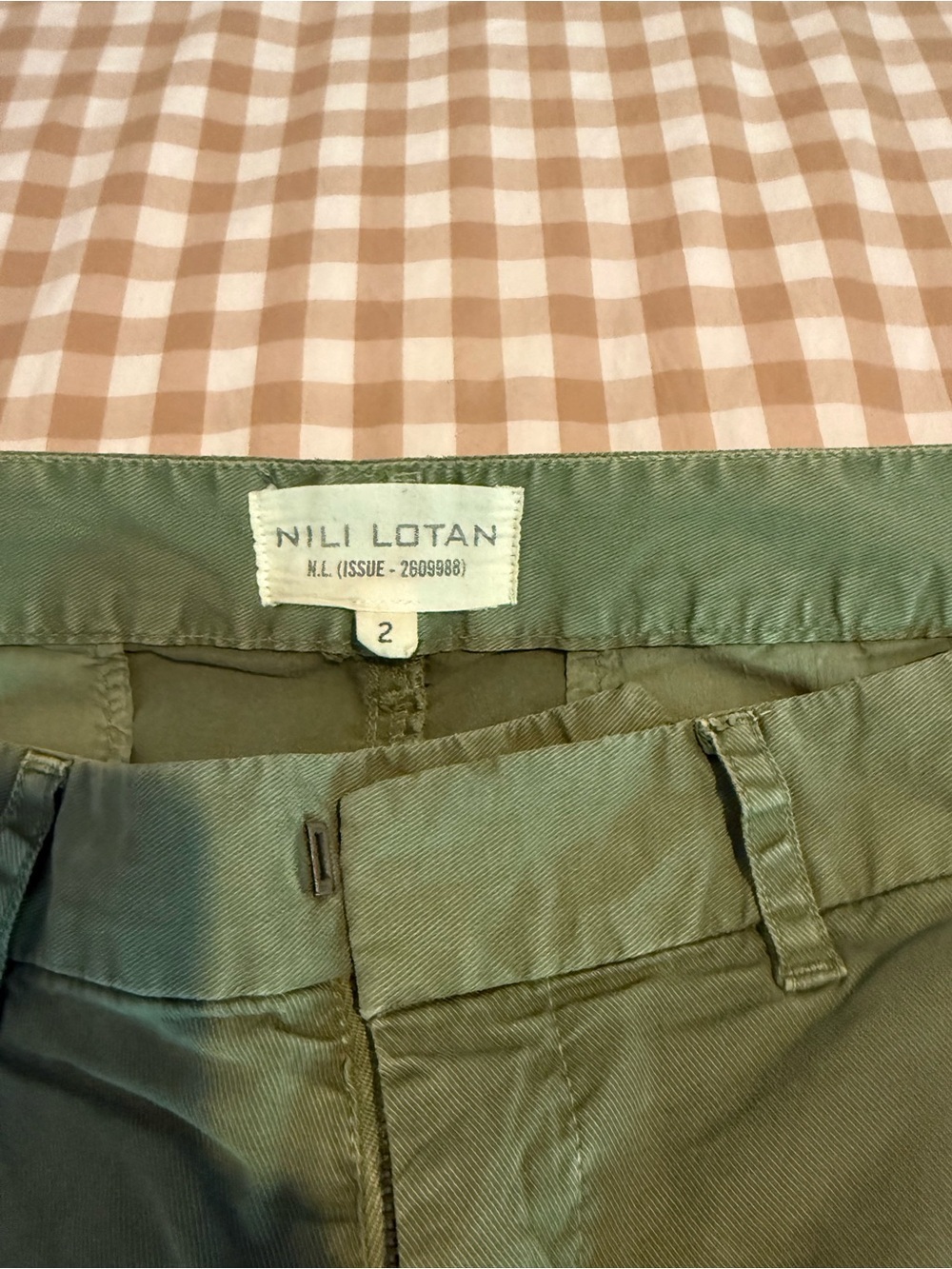 Nili Lotan green pants size 2 - Picture 2 of 11